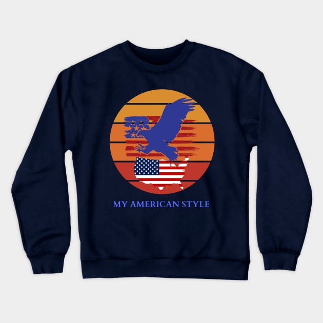 My American style Crewneck Sweatshirt by KA&KO